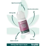 CBD Vape E-Liquid – Mixed Berry (500mg) - Image 2