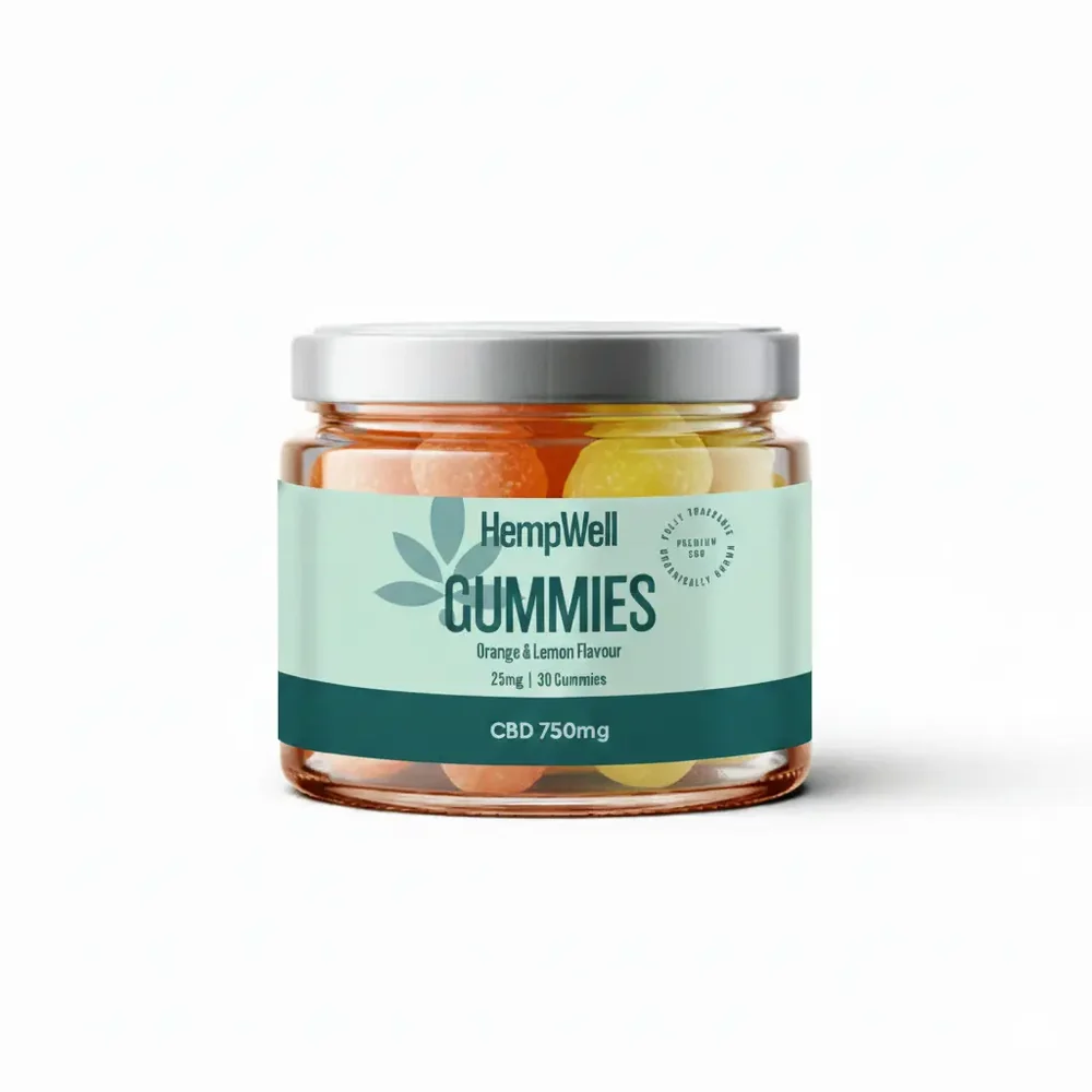 HempWell CBD Gummies 750mg CBD 30 Pieces HempWell CBD Gummies 750mg CBD 30 Pieces - Image 1