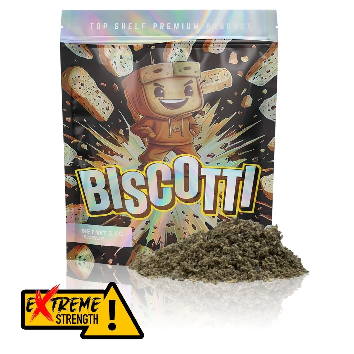 biscotti Multi Cannabinoid Herbal Blend 50% 3.5g Biscotti - Image 1